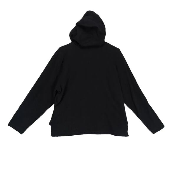 Vtg Y2K Cotton Couture Women's XL Pink Rosettes Full-Zip Black Hoodie Jacket - Picture 5 of 5